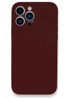 Mey İthalat®  iPhone 13 Pro Max Kılıf Lansman Legant Silikon - Bordo
