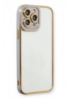 Mey İthalat®  iPhone 13 Pro Max Kılıf Liva Lens Silikon - Lila