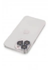 Mey İthalat®  iPhone 13 Pro Max Kılıf Luko Lens Silikon - Sierra Blue