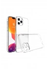 Mey İthalat®  iPhone 13 Pro Max Kılıf Lüx Şeffaf Silikon
