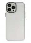 Mey İthalat®  iPhone 13 Pro Max Kılıf Modos Metal Kapak - Şeffaf