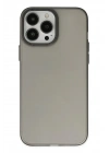 Mey İthalat®  iPhone 13 Pro Max Kılıf Modos Metal Kapak - Siyah