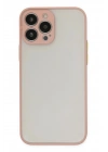 Mey İthalat®  iPhone 13 Pro Max Kılıf Montreal Silikon Kapak - Pembe