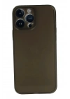 Mey İthalat®  iPhone 13 Pro Max Kılıf PP Ultra İnce Kapak - Gri