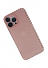 Mey İthalat®  iPhone 13 Pro Max Kılıf PP Ultra İnce Kapak - Pembe