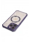 Mey İthalat®   iPhone 13 Pro Max Kılıf Prag Magneticsafe Kapak - Derin Mor