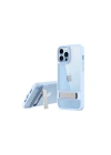 Mey İthalat®  iPhone 13 Pro Max Kılıf Rolet Stand Kapak - Sierra Blue
