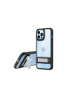 Mey İthalat®  iPhone 13 Pro Max Kılıf Rolet Stand Kapak - Siyah