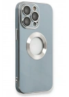Mey İthalat®  iPhone 13 Pro Max Kılıf Store Silikon - Sierra Blue