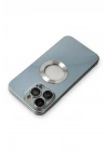Mey İthalat®  iPhone 13 Pro Max Kılıf Store Silikon - Sierra Blue