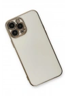 Mey İthalat®  iPhone 13 Pro Max Kılıf Volet Silikon - Beyaz