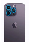 Mey İthalat®  iPhone 13 Pro Max Neon Fosforlu Kamera Lens - Mavi