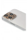 Mey İthalat®  iPhone 13 Pro Max Pers Alüminyum Kamera Lens - Gold