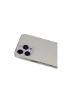 Mey İthalat®  iPhone 13 Pro Max Rainbow Kamera Lens Koruma Cam - Mor