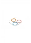 Mey İthalat®  iPhone 13 Pro Max Renkli Kamera Lens Koruma Cam - Pembe-Mavi
