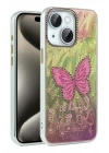 Mey İthalat®  iPhone 14 Kılıf Blade Aynalı Desenli Kapak - Desen 5