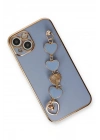 Mey İthalat®  iPhone 14 Kılıf Esila Silikon - Gri