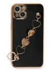Mey İthalat®  iPhone 14 Kılıf Esila Silikon - Siyah