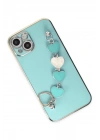 Mey İthalat®  iPhone 14 Kılıf Esila Silikon - Su Yeşili