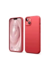 Mey İthalat®  iPhone 14 Kılıf First Silikon - Kırmızı