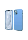 Mey İthalat®  iPhone 14 Kılıf First Silikon - Mavi