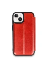 Mey İthalat®   iPhone 14 Kılıf Flip Cover - Kırmızı