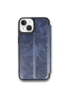 Mey İthalat®   iPhone 14 Kılıf Flip Cover - Lacivert