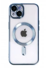 Mey İthalat®  iPhone 14 Kılıf Kross Magneticsafe Kapak - Sierra Blue