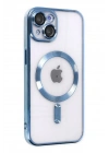 Mey İthalat®  iPhone 14 Kılıf Kross Magneticsafe Kapak - Sierra Blue