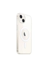 Mey İthalat®  iPhone 14 Kılıf Magneticsafe Şeffaf Silikon - Şeffaf