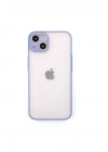 Mey İthalat®  iPhone 14 Kılıf Montreal Silikon Kapak - Gri