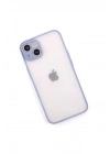 Mey İthalat®  iPhone 14 Kılıf Montreal Silikon Kapak - Gri