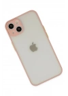 Mey İthalat®  iPhone 14 Kılıf Montreal Silikon Kapak - Pembe
