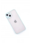 Mey İthalat®  iPhone 14 Kılıf Montreal Silikon Kapak - Turkuaz