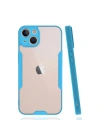 Mey İthalat®  iPhone 14 Kılıf Platin Silikon - Mavi