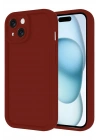 Mey İthalat®  iPhone 14 Kılıf Viera Silikon - Bordo