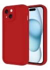 Mey İthalat®  iPhone 14 Kılıf Viera Silikon - Kırmızı