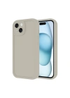 Mey İthalat®  iPhone 14 Kılıf Viera Silikon - Krem