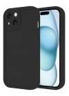 Mey İthalat®  iPhone 14 Kılıf Viera Silikon - Siyah