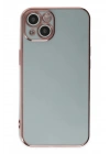 Mey İthalat®  iPhone 14 Kılıf Volet Silikon - Açık Yeşil