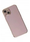 Mey İthalat®  iPhone 14 Kılıf Volet Silikon - Mor