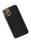 Mey İthalat®  iPhone 14 Kılıf Volet Silikon - Siyah