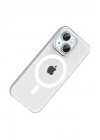 Mey İthalat®   iPhone 14 PC Blank Magsafe Kapak - Şeffaf