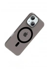 Mey İthalat®   iPhone 14 PC Blank Magsafe Kapak - Siyah