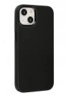 Mey İthalat®  iPhone 14 Plus Kılıf Asya Deri Silikon - Siyah