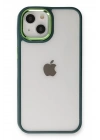 Mey İthalat®  iPhone 14 Plus Kılıf Dora Kapak - Haki Yeşil