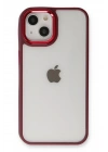 Mey İthalat®  iPhone 14 Plus Kılıf Dora Kapak - Kırmızı