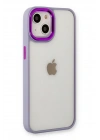 Mey İthalat®  iPhone 14 Plus Kılıf Dora Kapak - Lila