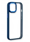 Mey İthalat®  iPhone 14 Plus Kılıf Dora Kapak - Mavi