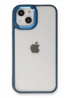 Mey İthalat®  iPhone 14 Plus Kılıf Dora Kapak - Mavi